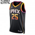 Phoenix Suns Trikot Mikal Bridges 25 Jordan 2022-23 Statement Edition Schwarz Swingman - Kinder
